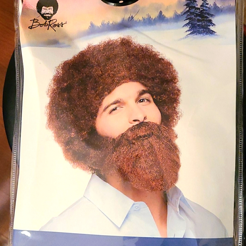 Brand New Bob Ross Wig